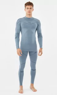 Komplet bielizny męskiej termoaktywnej bambusowej Viking Gary Turtle Neck 0800 szary - L - Pozostała odzież narciarska - miniaturka - grafika 1