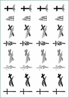 Zabawki kreatywne - Tatuaże tymczasowe, zmywalne, krzyż 02, format arkusz A4 - miniaturka - grafika 1