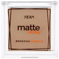 Bronzery i konturowanie twarzy - HEAN - Matte All Day - Bronzing Powder - Puder brązujący - 9 g - 56 BAHAMA SUN - miniaturka - grafika 1