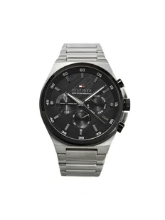 Zegarek Tommy Hilfiger Zegarek Dexter 1792087 Srebrny - Zegarki męskie - miniaturka - grafika 1