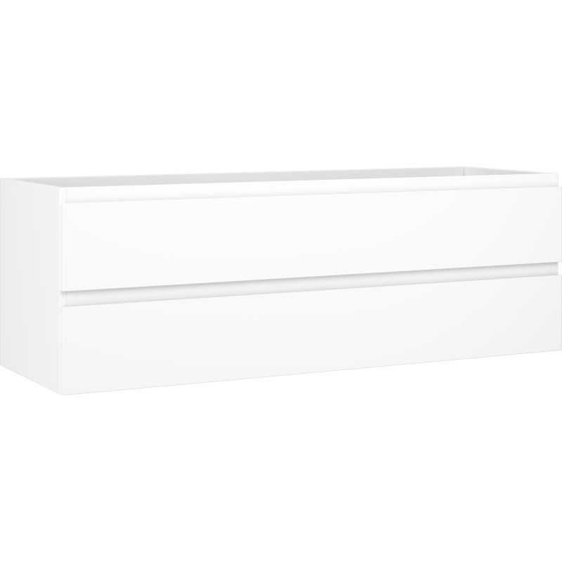 Mexen Orio szafka łazienkowa podumywalkowa 140 cm, 2 szuflady, biała mat - 91A10-14047-2-BFF01