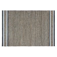 Dywany - Dywan z juty z domieszką wełny Matam brązowo-czarny 160 x 230 cm - miniaturka - grafika 1