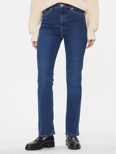 Tommy Hilfiger Jeansy WW0WW40649 Granatowy Bootcut Fit - Spodnie damskie - miniaturka - grafika 1