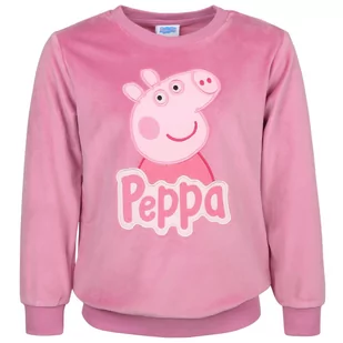 Świnka Peppa Różowa, welurowa bluza dziewczęca 6 lat 116 cm - Moda i Uroda OUTLET - miniaturka - grafika 1
