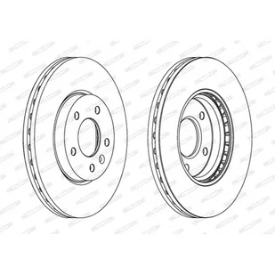 FERODO (FEDERAL-MOGUL) Tarcza hamulcowa (FEDERAL-MOGUL) DDF1870 - Tarcze hamulcowe - miniaturka - grafika 1