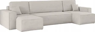 Sofa w kształcie U BEST narożnik tkanina Poso beżowy - Narożniki - miniaturka - grafika 1