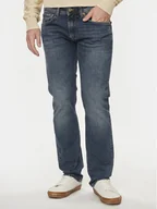Spodnie męskie - Pepe Jeans Jeansy PM207393 Niebieski Straight Fit - miniaturka - grafika 1