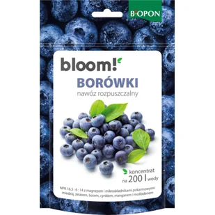 Koncentrat do nawożenia borówek 200 g BOPON BLOOM! - Nawozy ogrodnicze - miniaturka - grafika 1