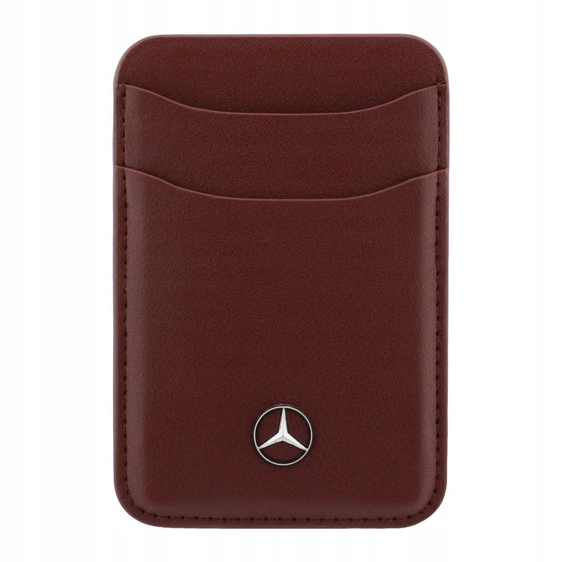 Portfel magnetyczny Mercedes-Benz Leather czerwony