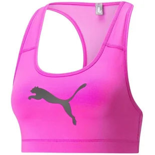 Stanik Puma Mid Impact 4Keeps Bra Deep W 520304 (kolor Różowy, rozmiar 2XL) - Biustonosze - miniaturka - grafika 1