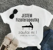 Koszulki i topy damskie - koszulka dla fizjoterapeutki, prezent dla Fizjoterapeutki - miniaturka - grafika 1