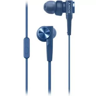 SONY MDR-XB55AP Niebieskie - Słuchawki - miniaturka - grafika 1