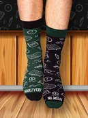 Skarpetki męskie - NAUCZYCIEL NA MEDAL / skarpety dla nauczyciela / prezent dla nauczyciela - miniaturka - grafika 1