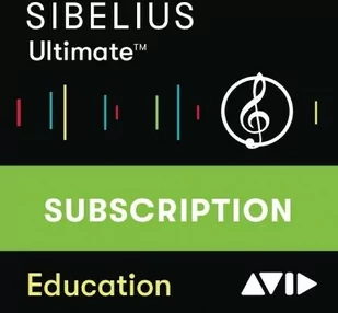 AVID Sibelius Ultimate 1-Year Subscription EDU - Programy do edycji dźwięku - miniaturka - grafika 1