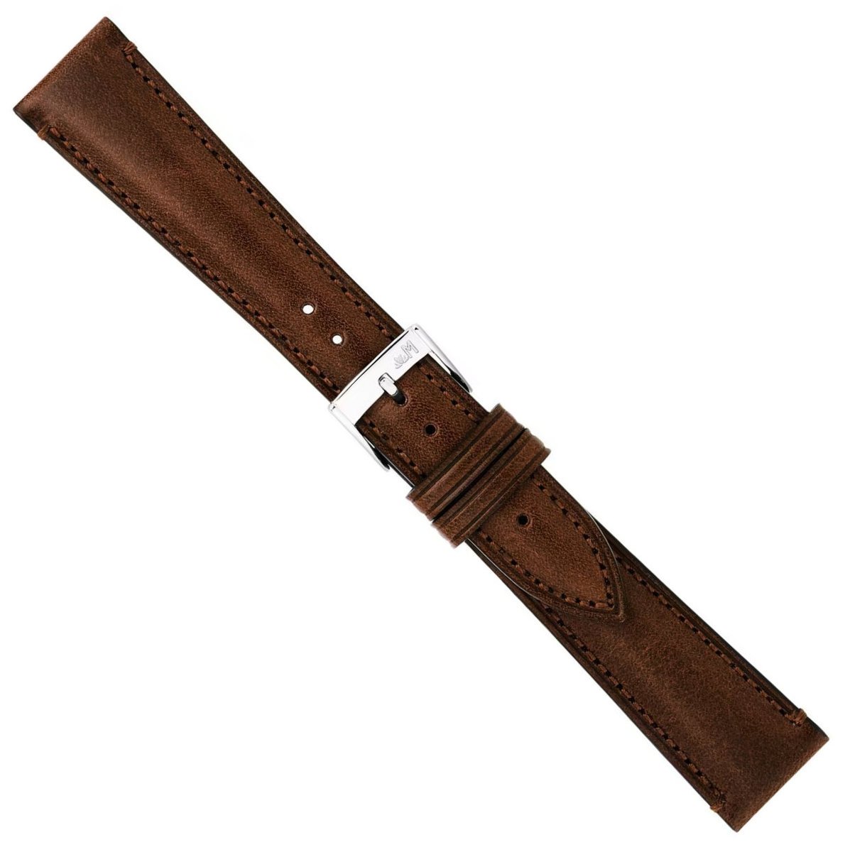 Skórzany pasek do zegarka 22 mm Morellato A01X6122E40032CR22 ciemny brąz