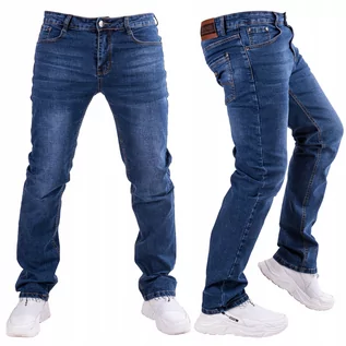 Spodnie męskie - Spodnie męskie Jeansowe klasyczne proste Enzo r.38 - inna - grafika 1
