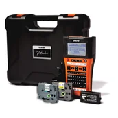 Drukarki kart i etykiet - Drukarka etykiet Brother P-touch PT-E550WVP w walizce 180 DPI szer. do 24 mm PC, Mac: USB, WiFi - miniaturka - grafika 1