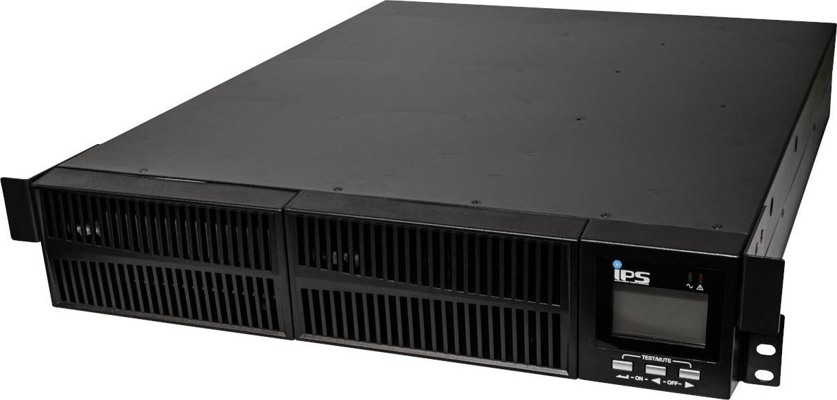 IPS-UPS RTS11-ON-3k0-2U-D8-6x9-I9 - Zasilacz UPS Online, 3000VA/2700W, RACK 2U, Zewnętrzne Akumulatory