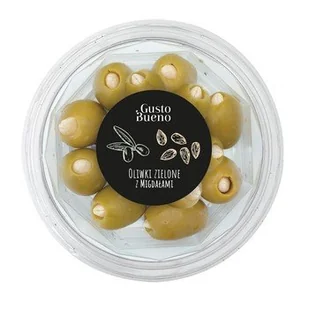 Gusto Bueno Oliwki zielone z migdałami 100g - Pasztet i przetwory mięsne - miniaturka - grafika 1