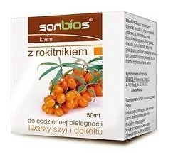 Sanbios SANBIOS KREM Z ROKITNIKIEM 50 ML SB314 - Kremy do twarzy - miniaturka - grafika 2