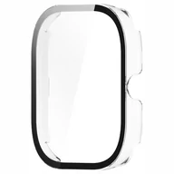 Akcesoria do smartwatchy - Etui Bizon Case+Glass Watch do Xiaomi Redmi Watch 4, przezroczyste - miniaturka - grafika 1