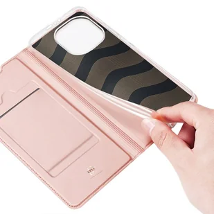 Dux Ducis Skin Pro kabura etui pokrowiec z klapką Xiaomi Mi 11 Pro różowy - Etui i futerały do telefonów - miniaturka - grafika 9