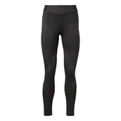 Spodnie damskie - Reebok Damskie spodnie do jogi z wysokim stanem i żeberkami - miniaturka - grafika 1