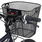 Koszyki rowerowe - M047 Duży Kosz Na Rower Metalowy Koszyk Rowerowy Click - miniaturka - grafika 1
