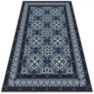 Tarasowy dywan zewnętrzny Granatowa talavera 60x90 cm - Dywany zewnętrzne - miniaturka - grafika 1