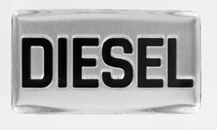 NAKLEJKA WLEP NA AUTO SAMOCHÓD  WLEPKA ALUMINIOWA WYPUKŁA DIESEL   5,5 x 2,5cm 2/33317 - Akcesoria motoryzacyjne - miniaturka - grafika 1