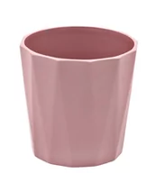 Donice - Osłonka ceramiczna FLORES różowy 13,5 cm - miniaturka - grafika 1