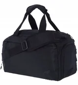 Torby sportowe - Mała torba sportowa 4F podróżna z miejscem na buty U033 20S czarny 10l - miniaturka - grafika 1