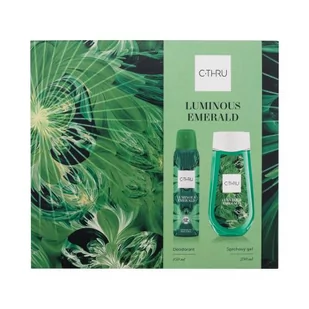 C-THRU Luminous Emerald zestaw 150 ml Uszkodzone pudełko dla kobiet - Dezodoranty i antyperspiranty dla kobiet - miniaturka - grafika 1