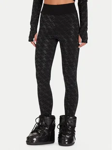 Guess Legginsy W5BB73 K7182 Czarny Slim Fit - Legginsy - miniaturka - grafika 1