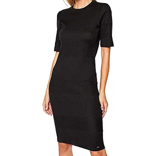 Superdry Damska koszulka NYC Multi Rib Casual Dress - Koszulki i topy damskie - miniaturka - grafika 1