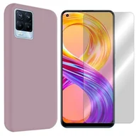 Etui i futerały do telefonów - Etui Do Realme 8 Pro Pokrowiec Case Velvet + Szkło - miniaturka - grafika 1