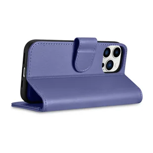 iCarer Wallet Case 2in1 etui iPhone 14 Pro Max skórzany pokrowiec z klapką Anti-RFID jasnofioletowy (WMI14220728-LP) - Etui i futerały do telefonów - miniaturka - grafika 8