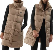 Płaszcze damskie - 4F PŁASZCZ BEZRĘKAWNIK KAMIZELKA PUCH PIKOWANA XL - miniaturka - grafika 1