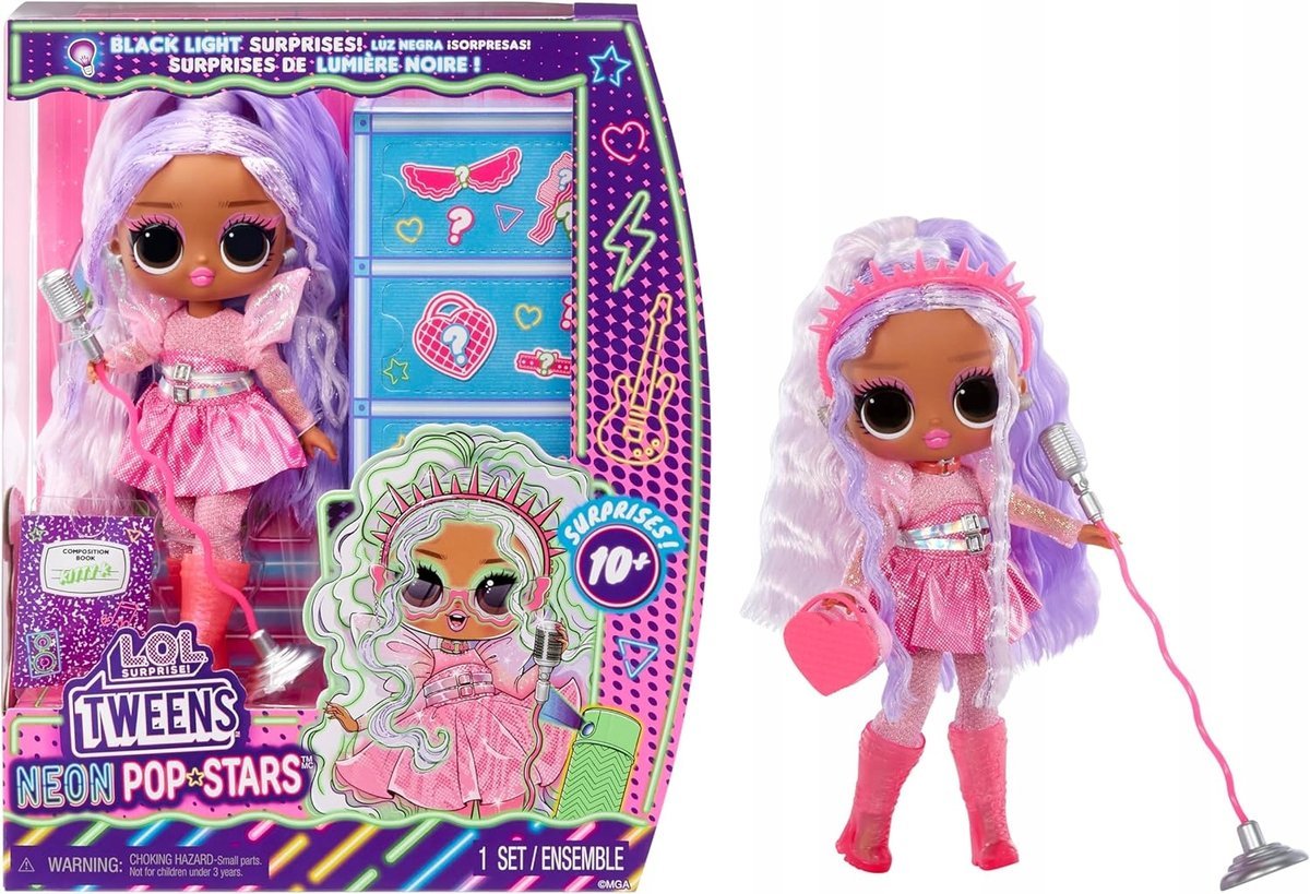 L.O.L. Surprise! Tweens Neon Pop Stars Kitty K: 1 Lalka Dla Dzieci Laleczka