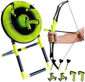 Zabawki zręcznościowe - ZESTAW GIER 4W1 DART ŁUK SIEKIERKA SHURIKEN - miniaturka - grafika 1