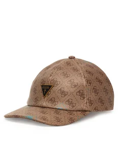 Guess Czapka z daszkiem AM9546 POL01 Beżowy - Czapki damskie - miniaturka - grafika 1