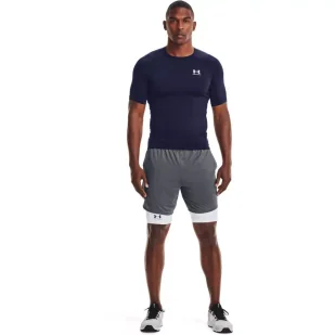 Koszulka męska Under Armour HG Armour Comp SS - Koszulki sportowe męskie - miniaturka - grafika 3