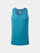 Koszulki sportowe męskie - RONHILL Koszulka biegowa męska TECH RACE VEST petrol/legion blue - miniaturka - grafika 1