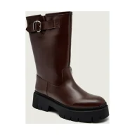 Botki damskie - HUGO Botki Kris_BkBoot_BROM - miniaturka - grafika 1