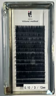 Ibra, Rzęsy volume method 0,10 D 12 mm - Sztuczne rzęsy i akcesoria - miniaturka - grafika 1