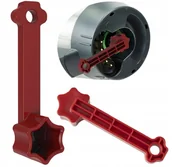 Akcesoria i części AGD - Motylek usuwacz ciasta pokrętło klucz do Thermomix Vorwerk TM6 TM5 - miniaturka - grafika 1