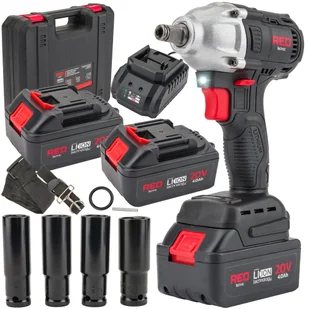 Red Technic RTAKU0026 Klucz udarowy 20V 4Ah 380Nm - Klucze udarowe - miniaturka - grafika 1