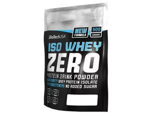 BioTech USA Odżywka białkowa, Iso Whey Zero, banan, 500 g - Odżywki białkowe - miniaturka - grafika 1