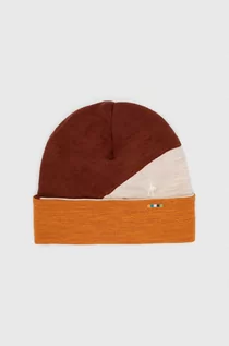 Czapki damskie - Smartwool czapka Thermal Merino kolor pomarańczowy wełniana - grafika 1