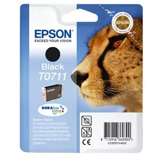 Tusz Oryginalny Epson T0711 (C13T07114010) (Czarny) - Tusze oryginalne - miniaturka - grafika 1